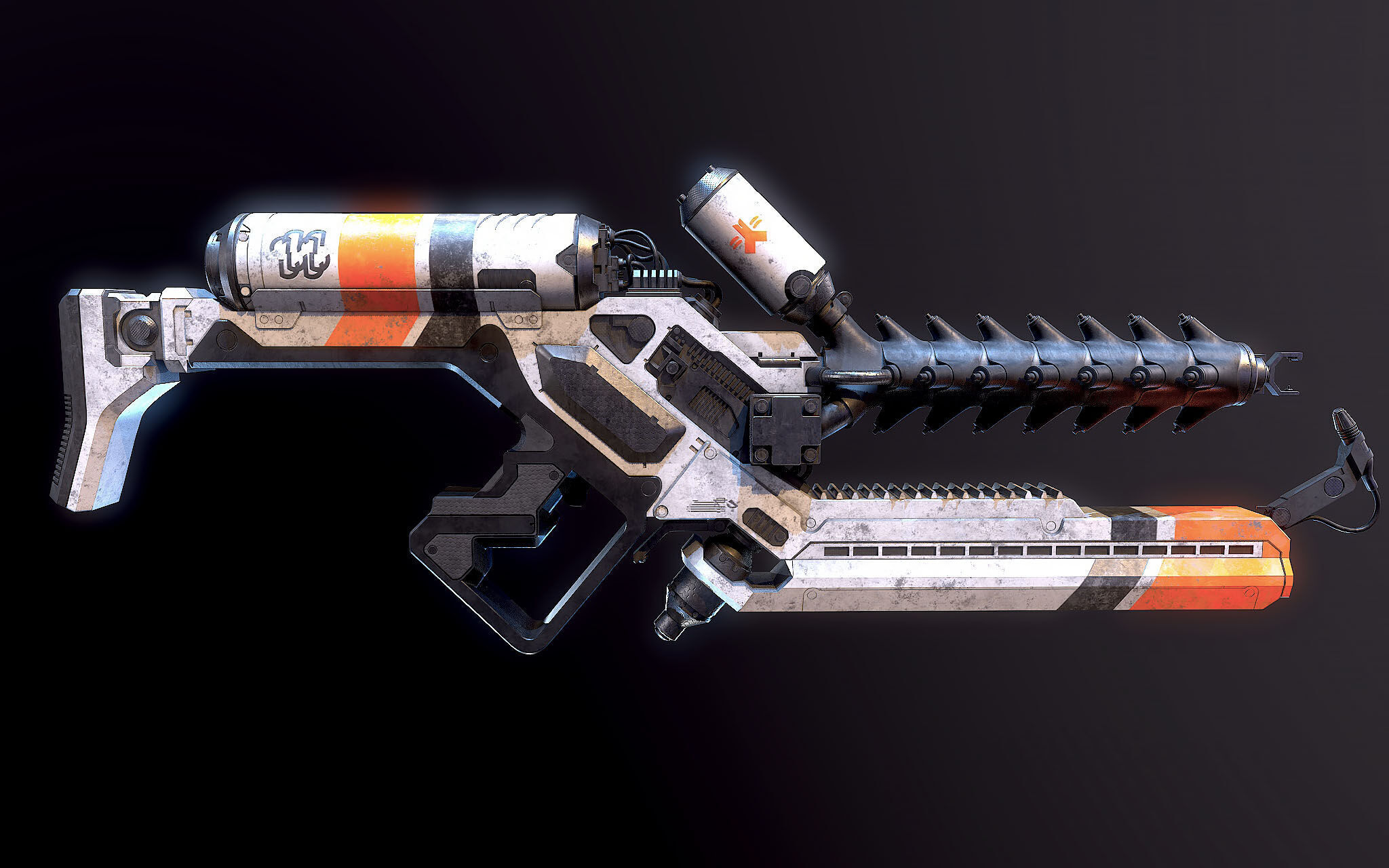 Arc Gun District9 3D model_1
