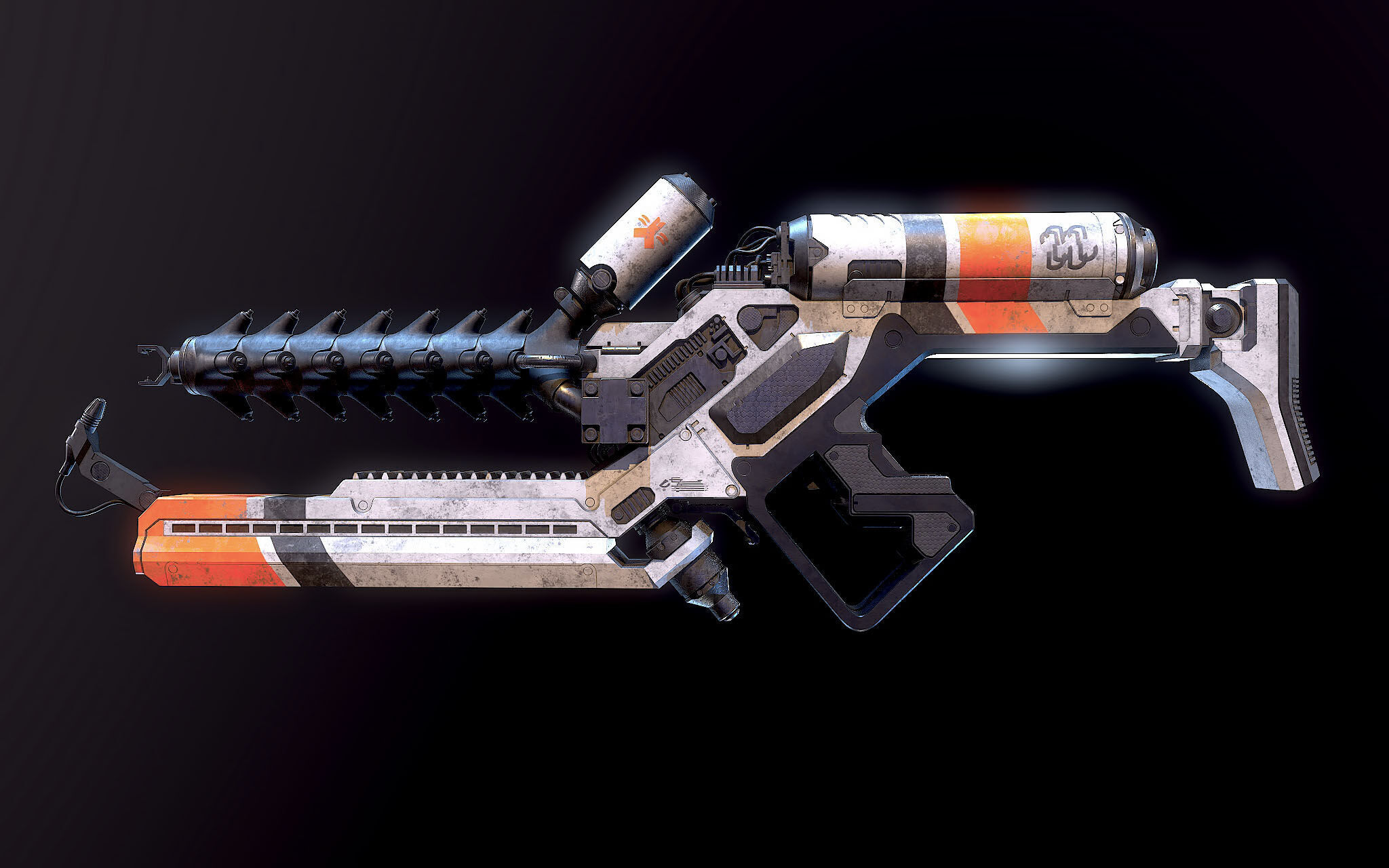 Arc Gun District9 3D model_4