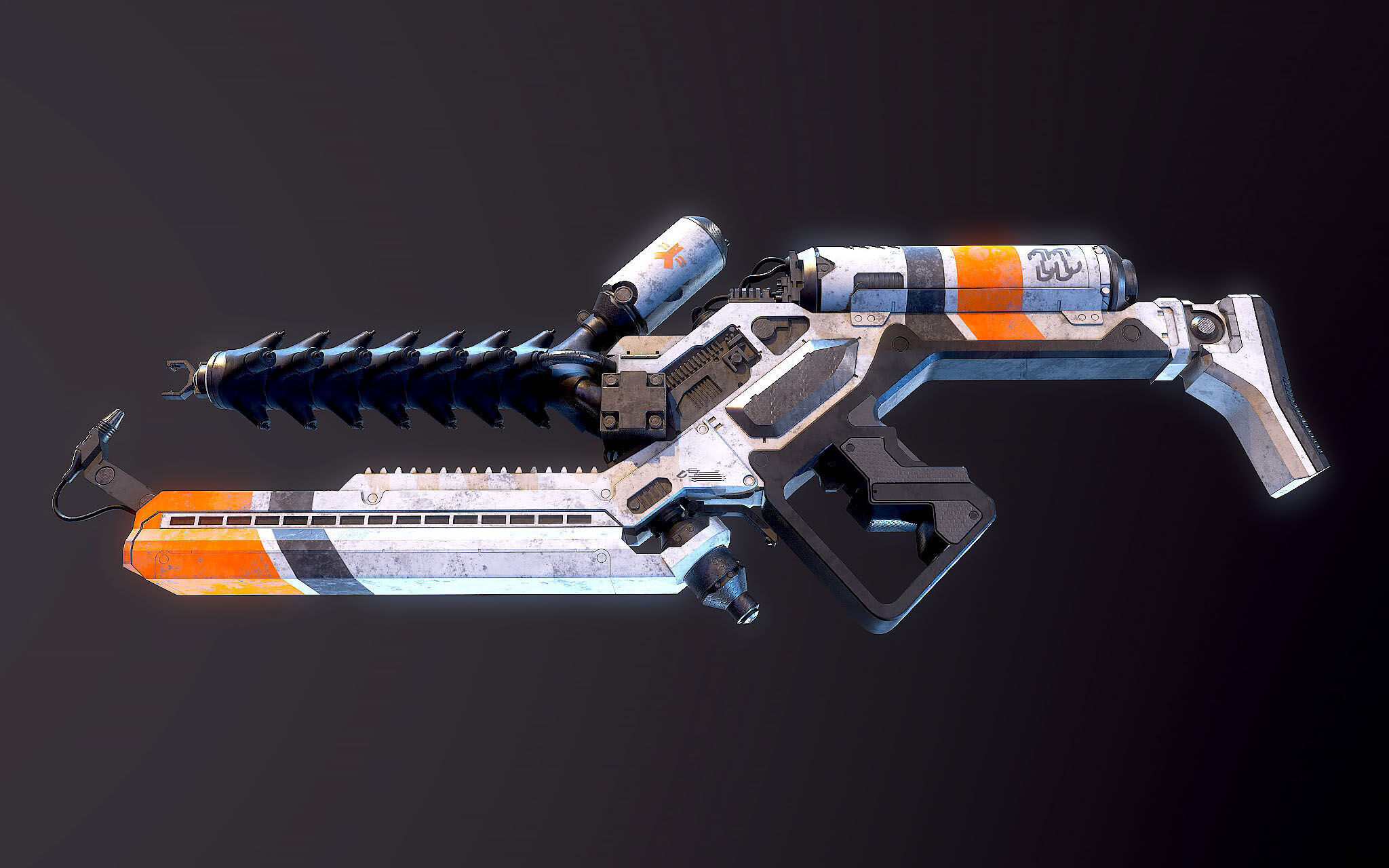 Arc Gun District9 3D model_7