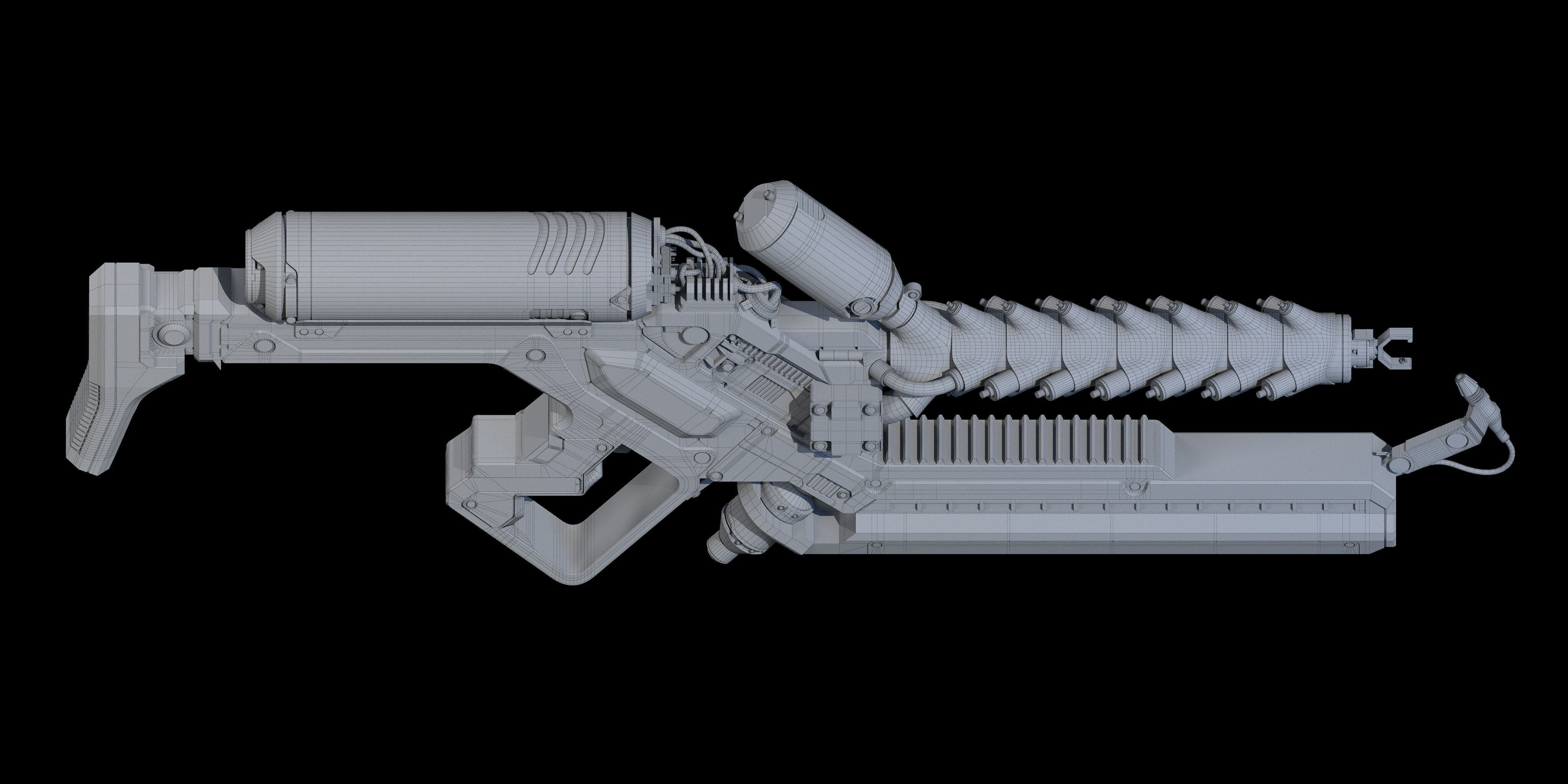 Arc Gun District9 3D model_11