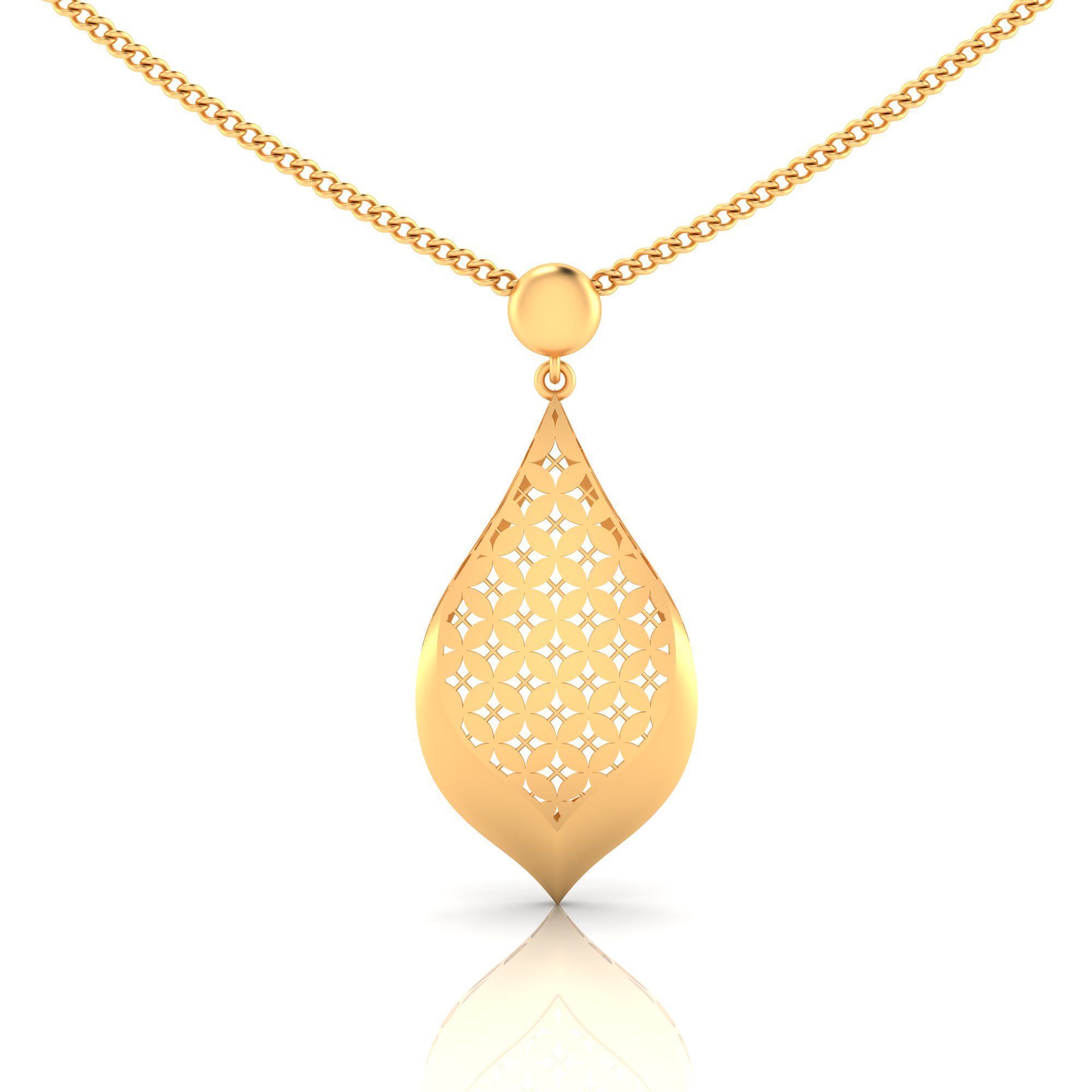Pack of 32 gold fusion pendants for women 3D Model Collection_73