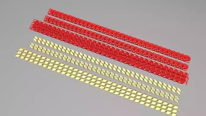 Marquise base chains 3D print model