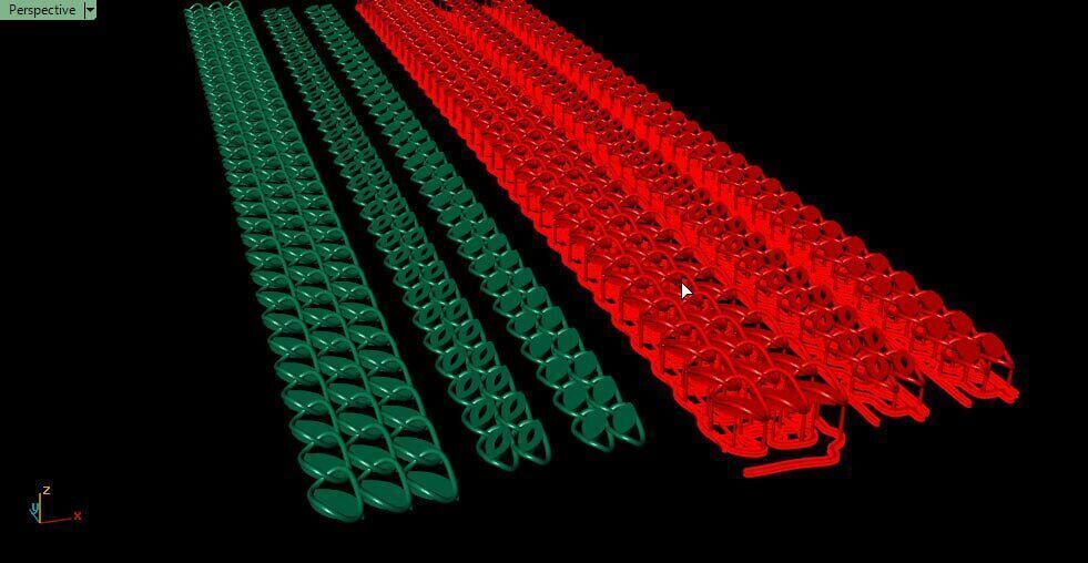 Marquise base chains 3D print model_5