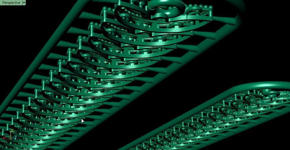 Marquise base chains 3D print model_4