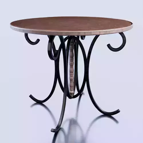 Traditional Centre Table With MultiLayer DeNoise Composite Node 3D model