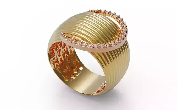 Groove ring 3D print model