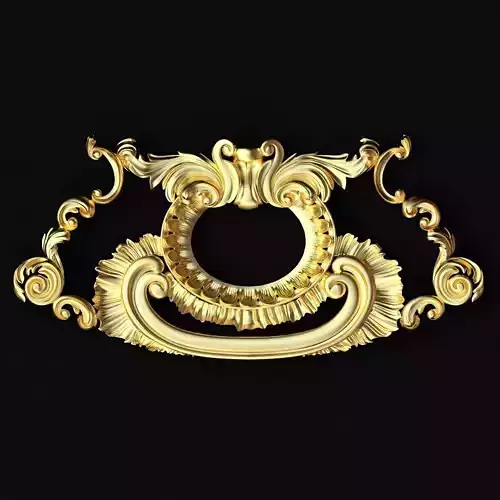 Central decor ornament for furniture