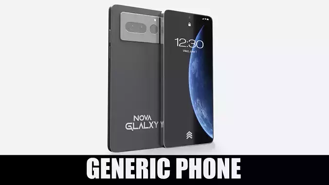 Generic Smartphone 3D model