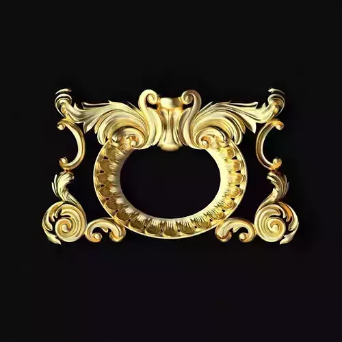 Central decor ornament for furniture