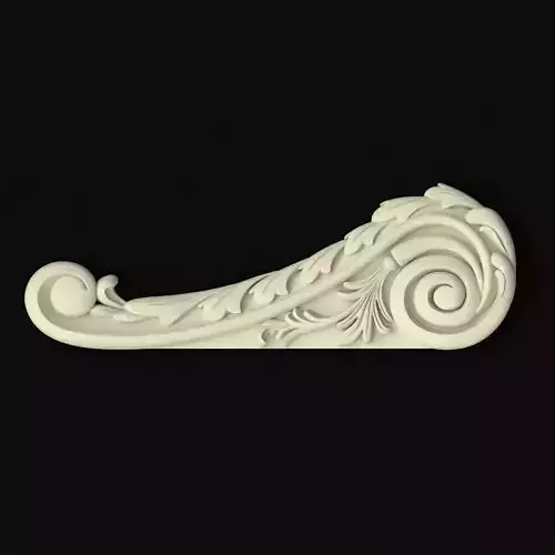 Central decor ornament for furniture