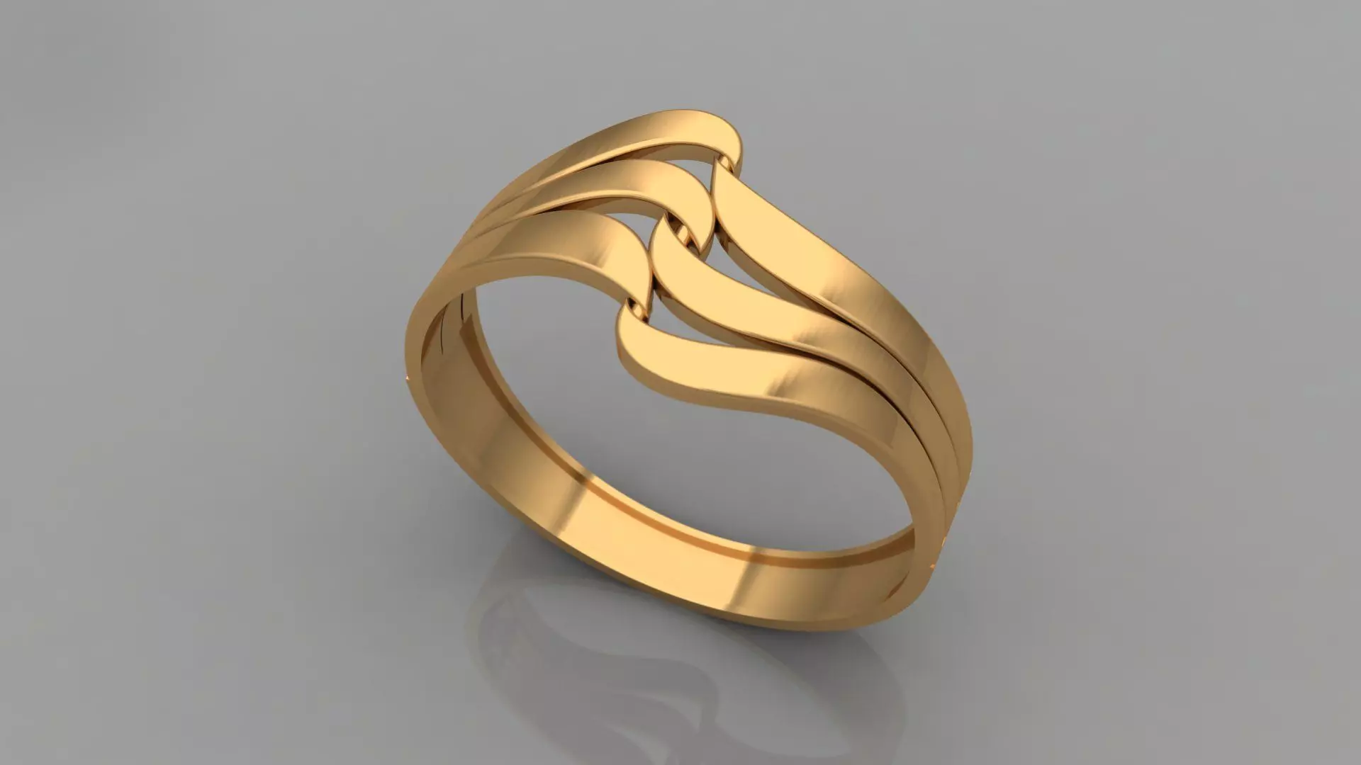 LADIES RING Low-poly 3D model_0