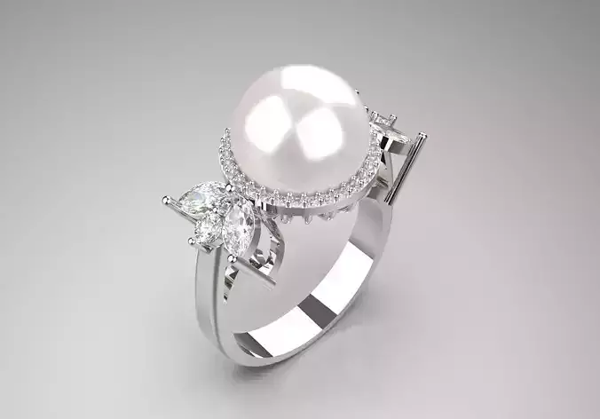 bride pearl ring pr0008
