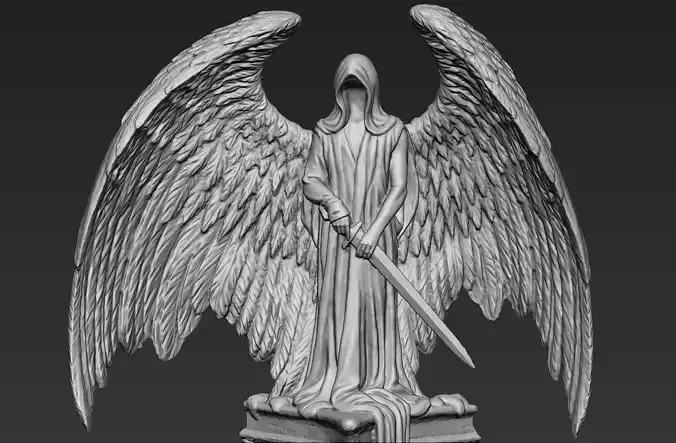 Angel Protector Statue