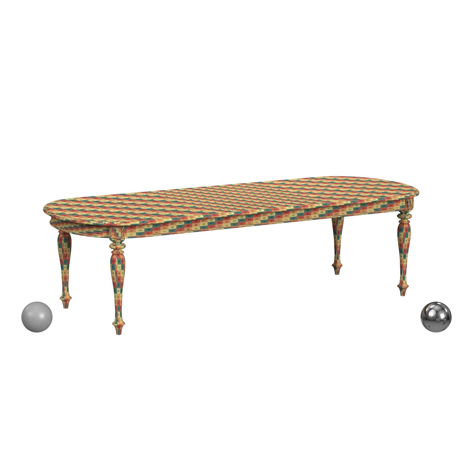 Ashley Lavinton Dining Extension Table 3D model_2