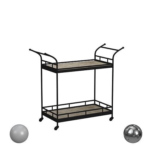 Bar Cart 3D model
