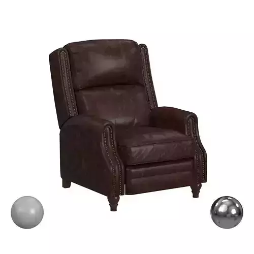 Barcalounger Barrett Leather Power Recliner