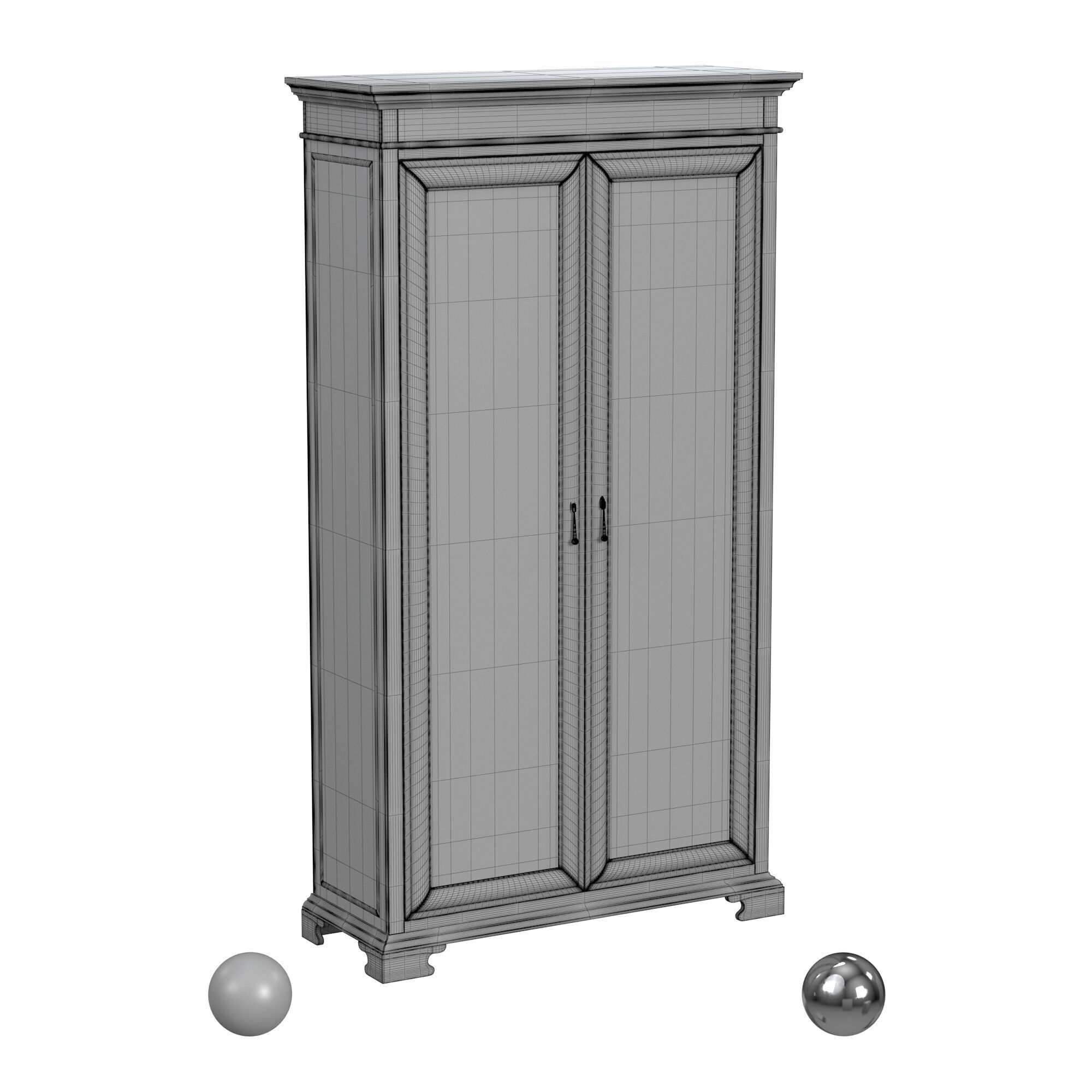 Beaumont Display Cabinet 3D model_3