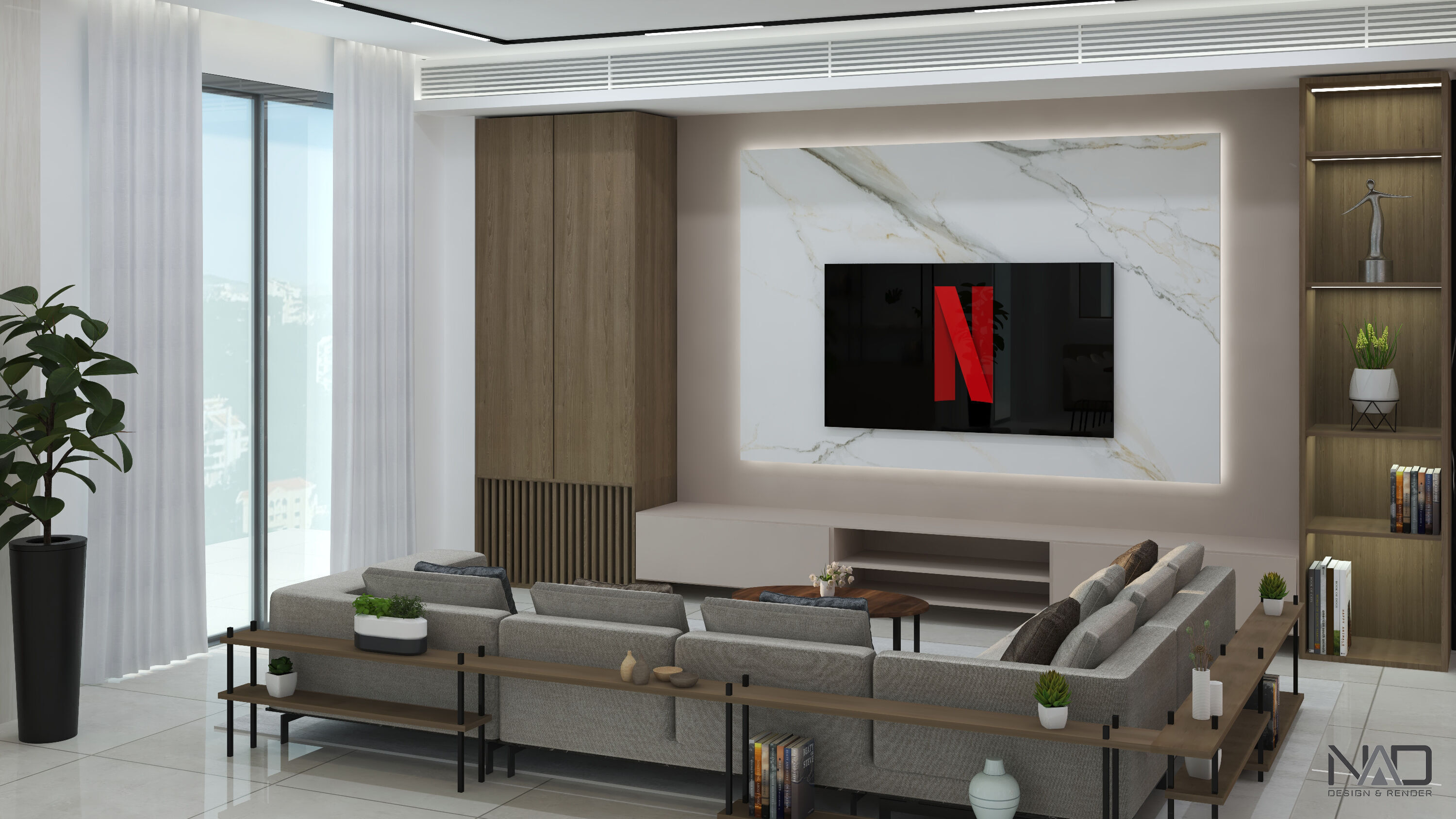 Mountain Villa Interior Design 3D model_11