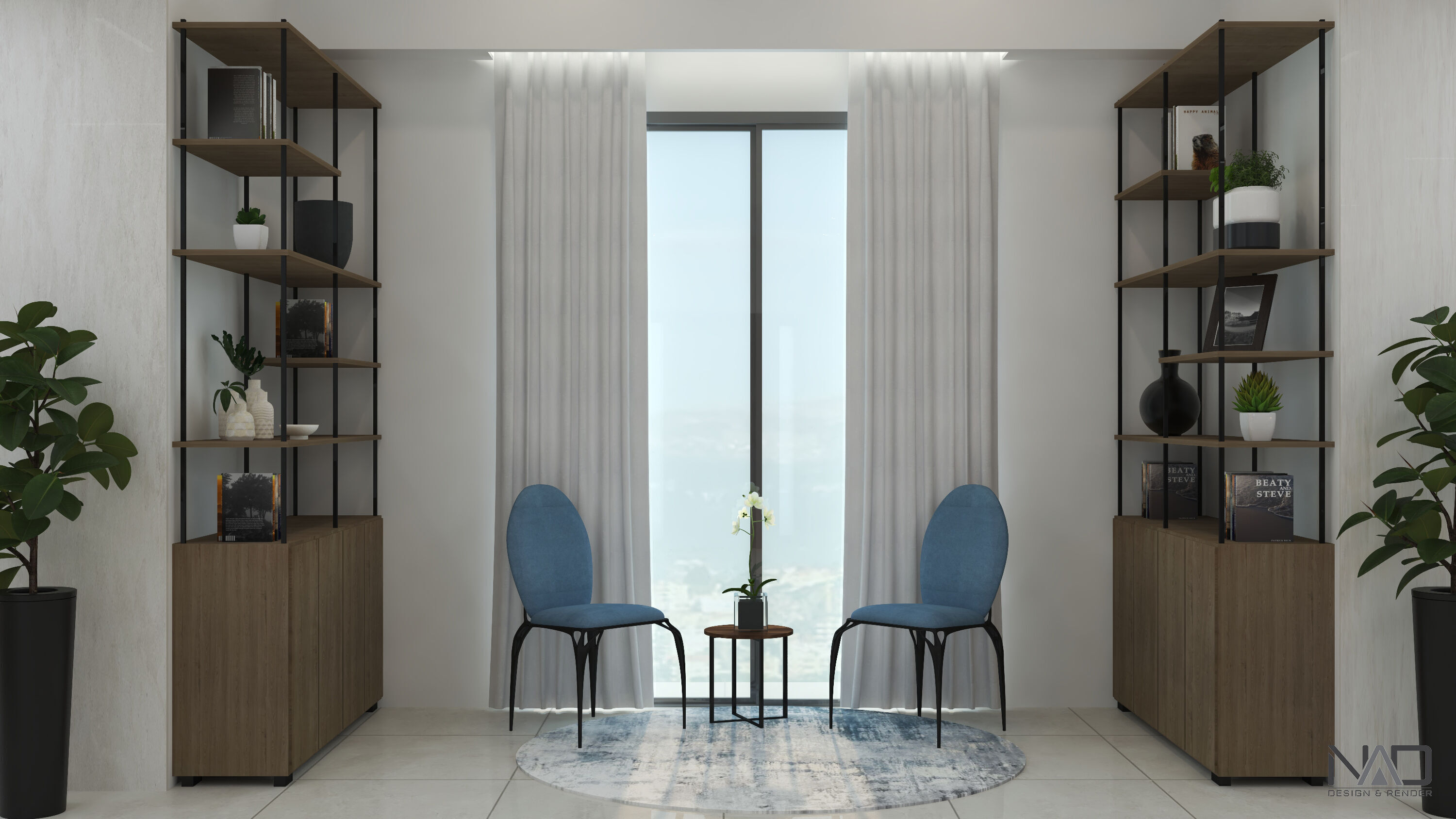 Mountain Villa Interior Design 3D model_12