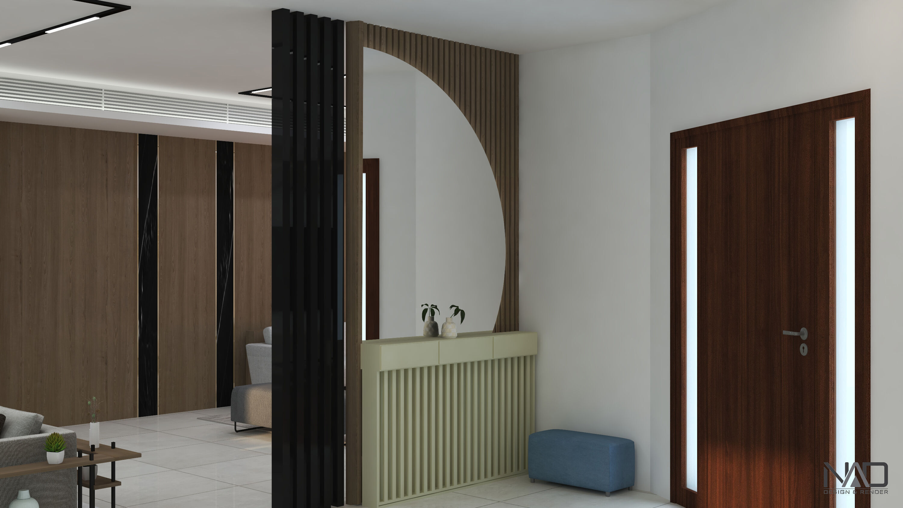 Mountain Villa Interior Design 3D model_1