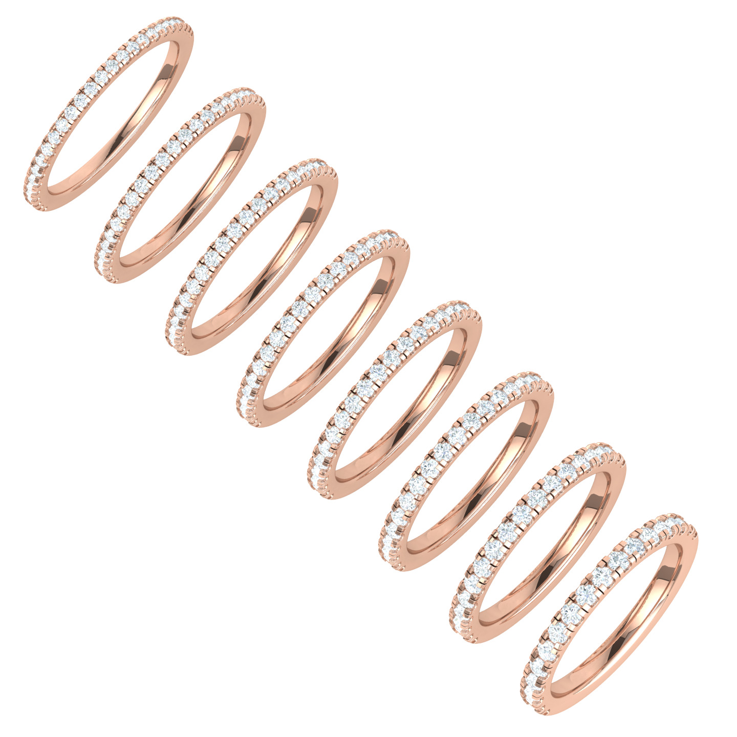HALF ETERNITY BAND 3D print model_6