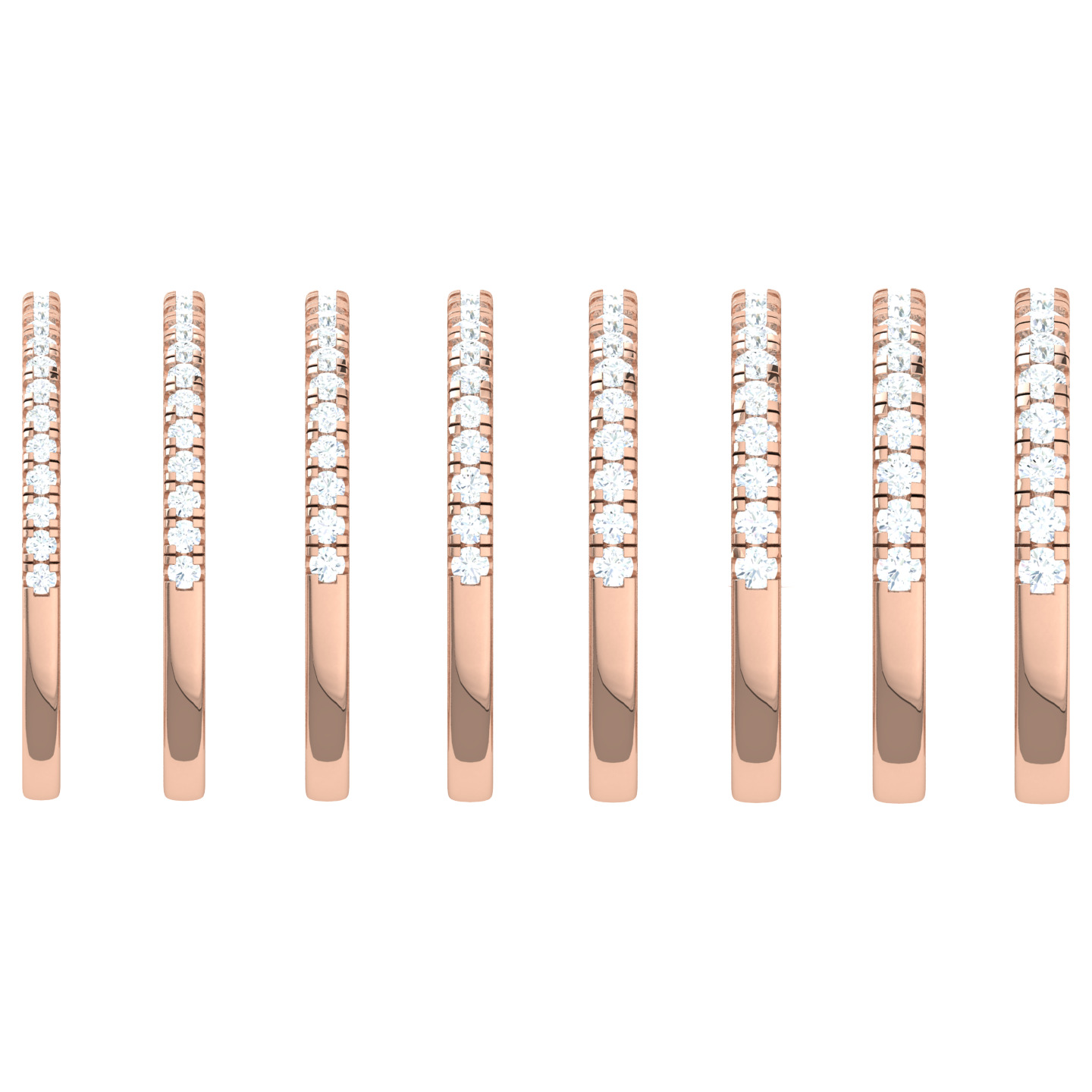 HALF ETERNITY BAND 3D print model_8