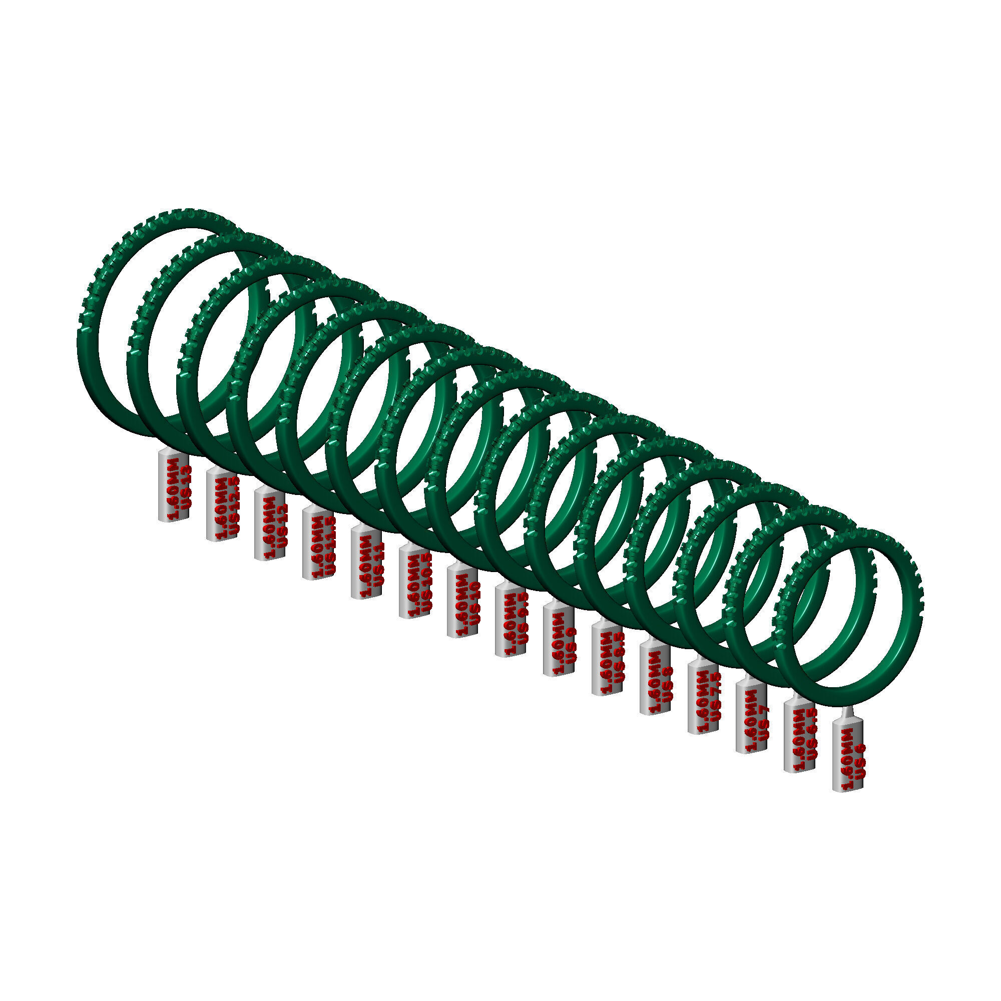 HALF ETERNITY BAND 3D print model_19