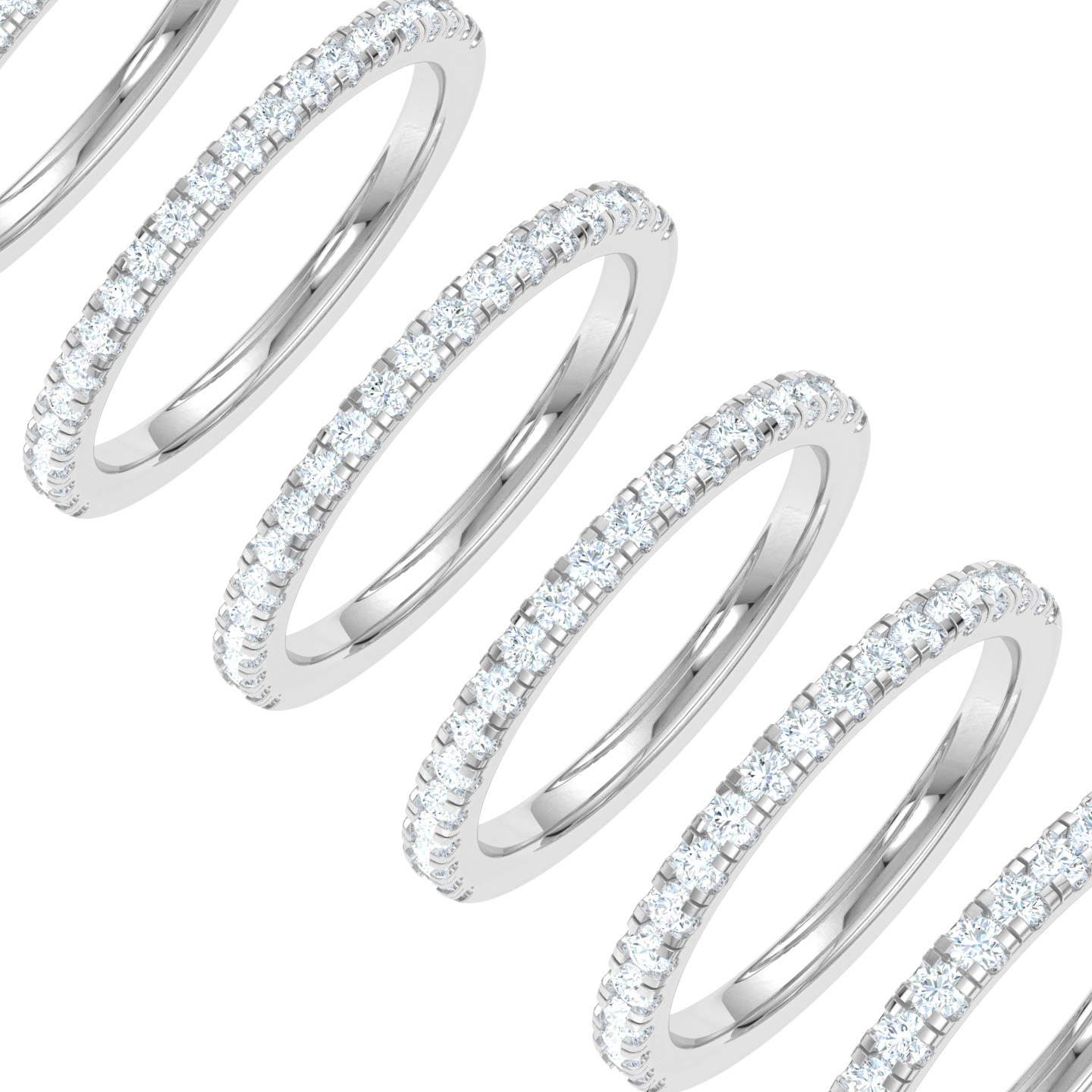 HALF ETERNITY BAND 3D print model_2