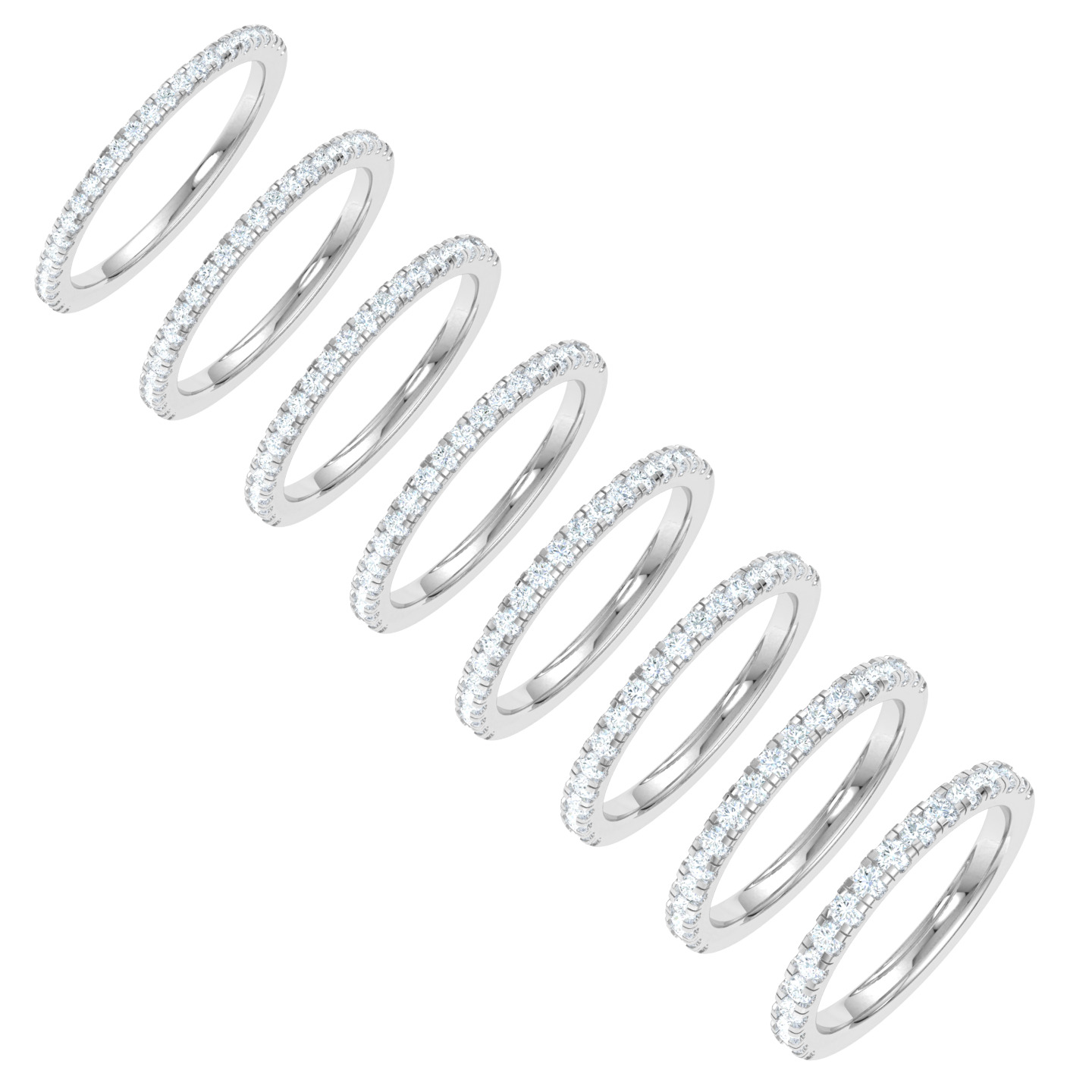 HALF ETERNITY BAND 3D print model_1