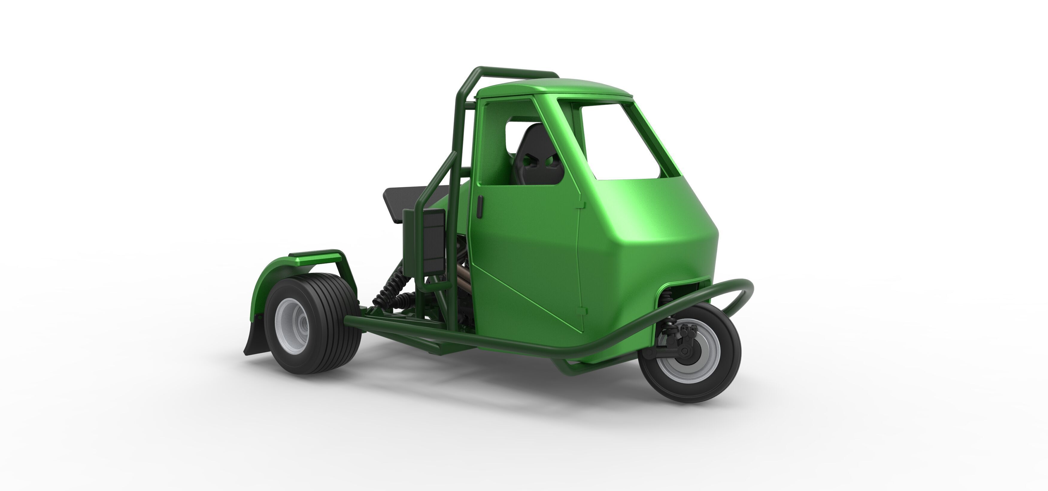 Ape car proto for dirt while turning Scale 1 to 25 3D print model_17