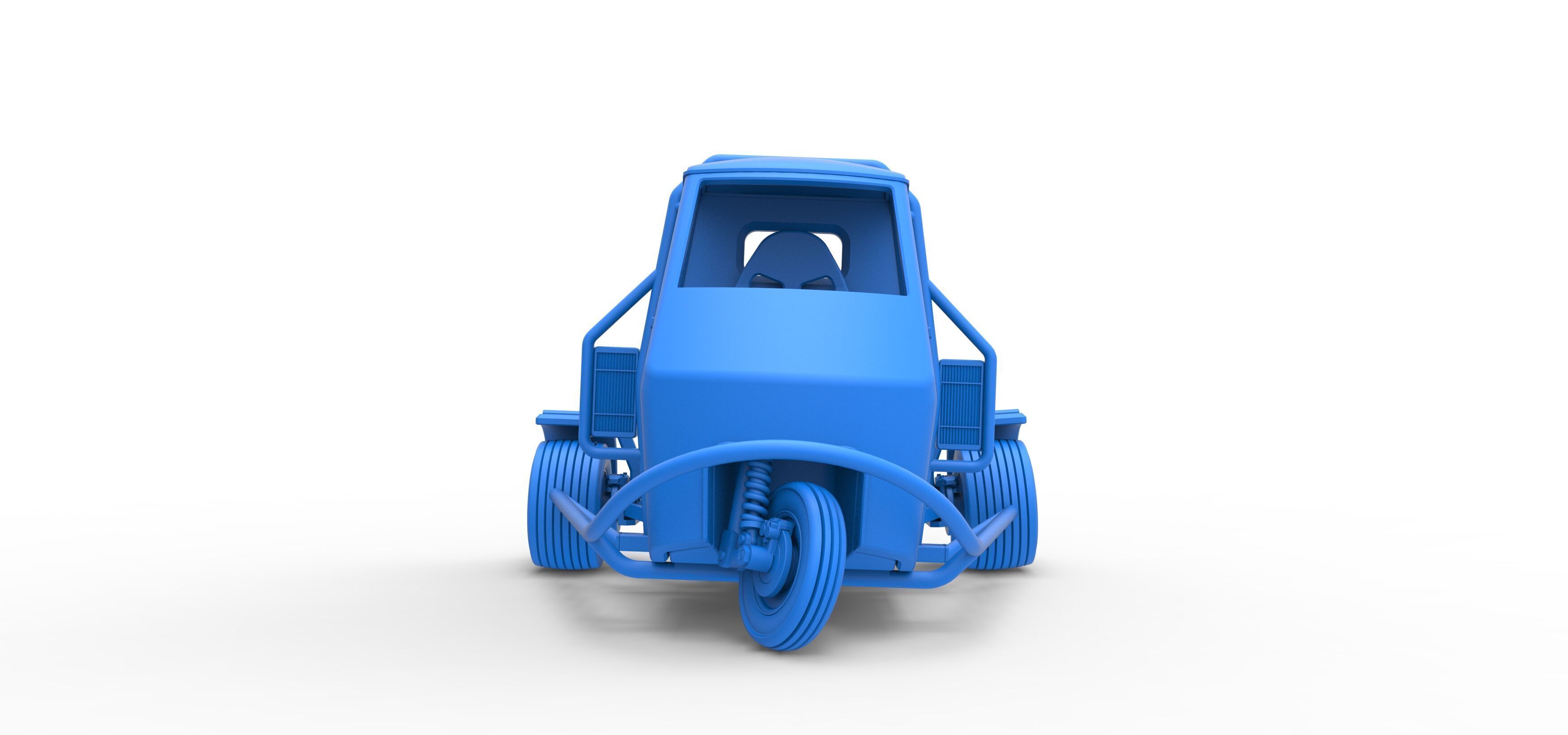 Ape car proto for dirt while turning Scale 1 to 25 3D print model_25