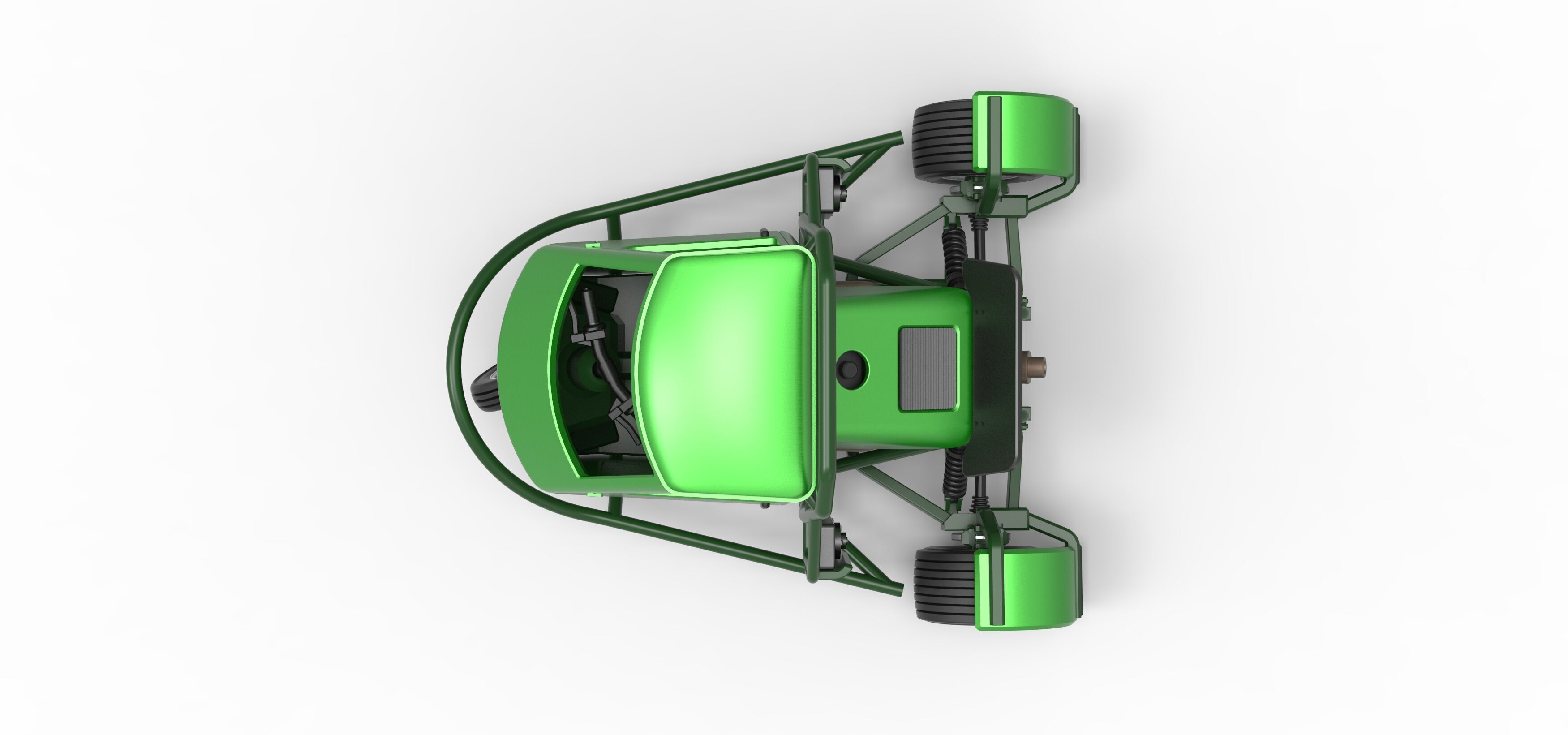 Ape car proto for dirt while turning Scale 1 to 25 3D print model_10