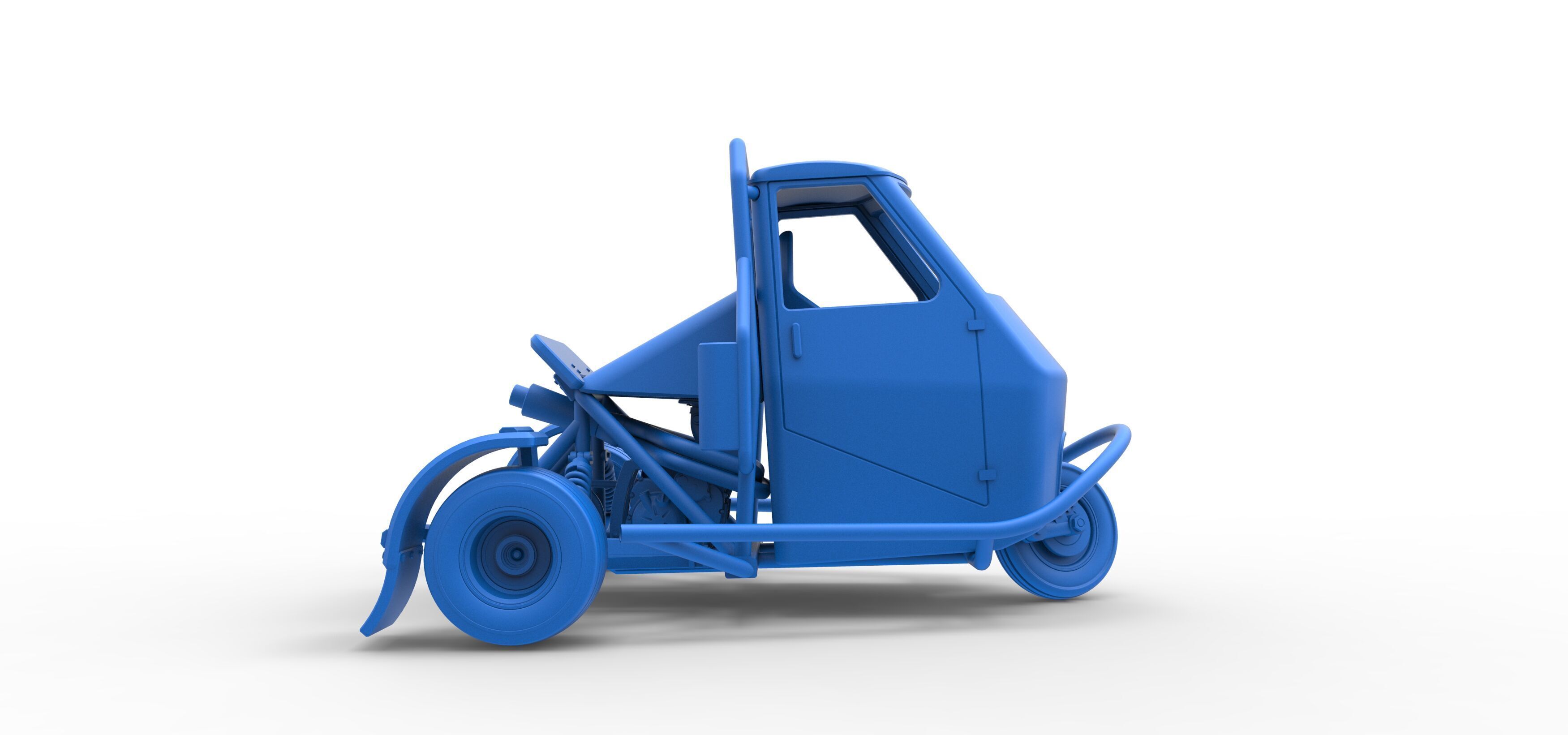 Ape car proto for dirt while turning Scale 1 to 25 3D print model_34