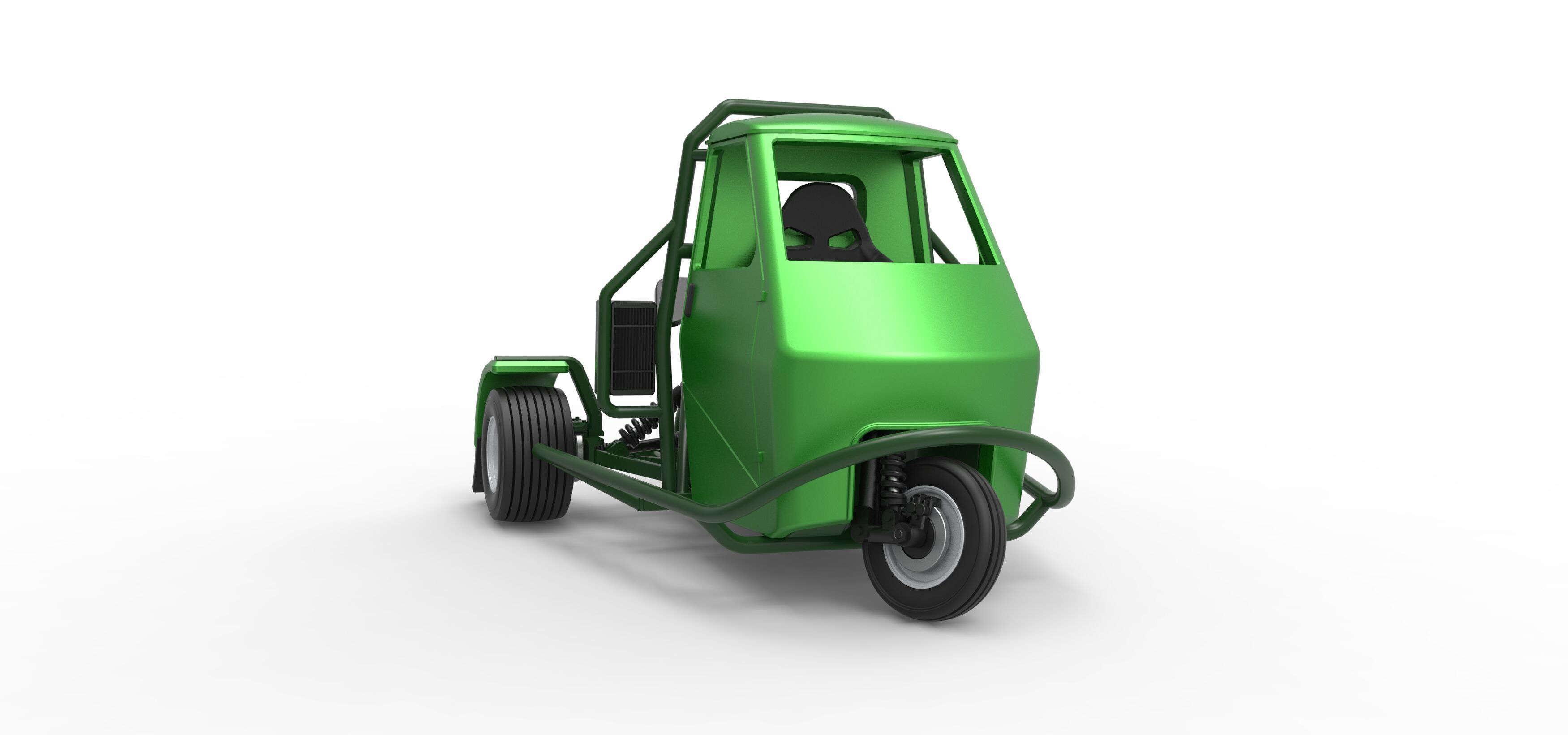 Ape car proto for dirt while turning Scale 1 to 25 3D print model_18