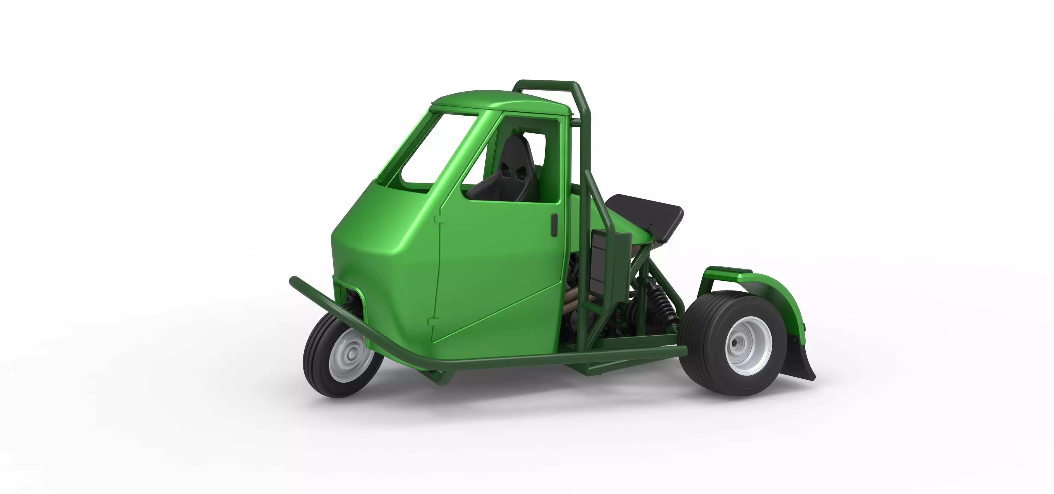 Ape car proto for dirt while turning Scale 1 to 25 3D print model_0