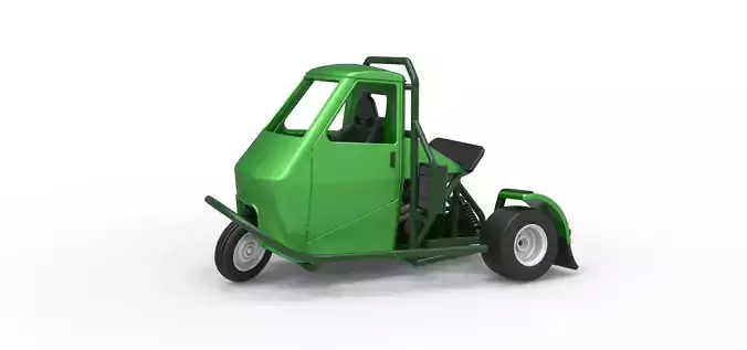 Ape car proto for dirt while turning Scale 1 to 25