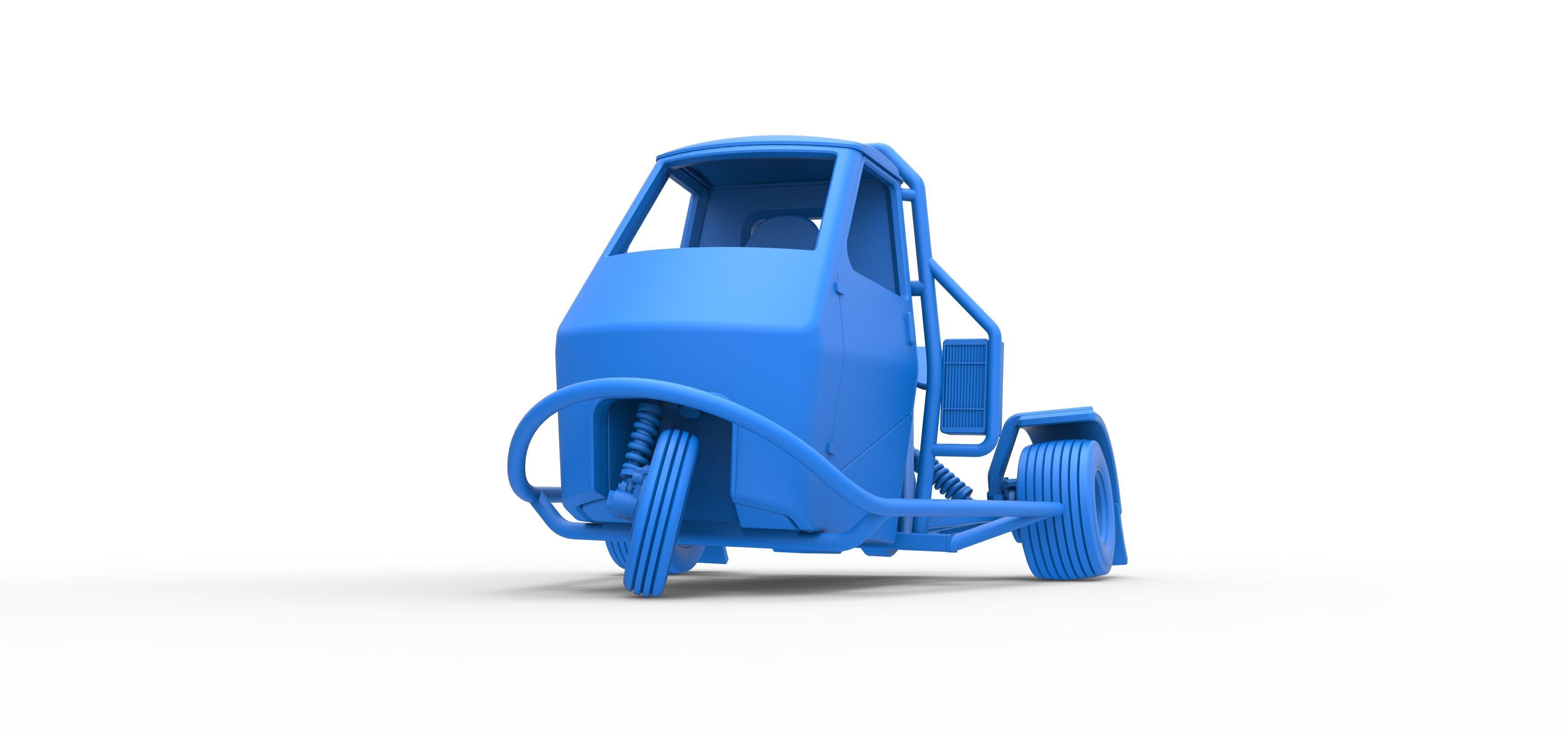 Ape car proto for dirt while turning Scale 1 to 25 3D print model_24