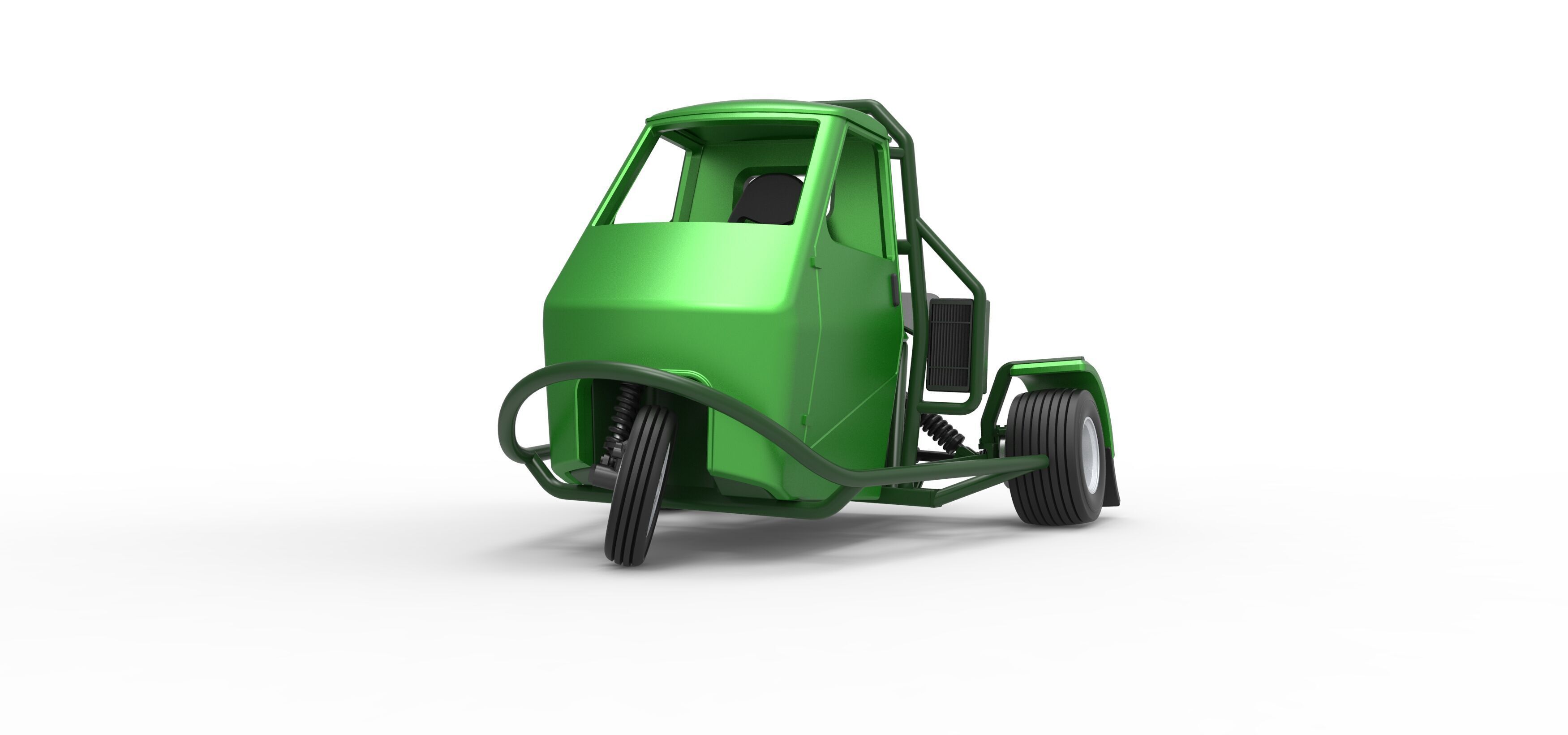 Ape car proto for dirt while turning Scale 1 to 25 3D print model_6