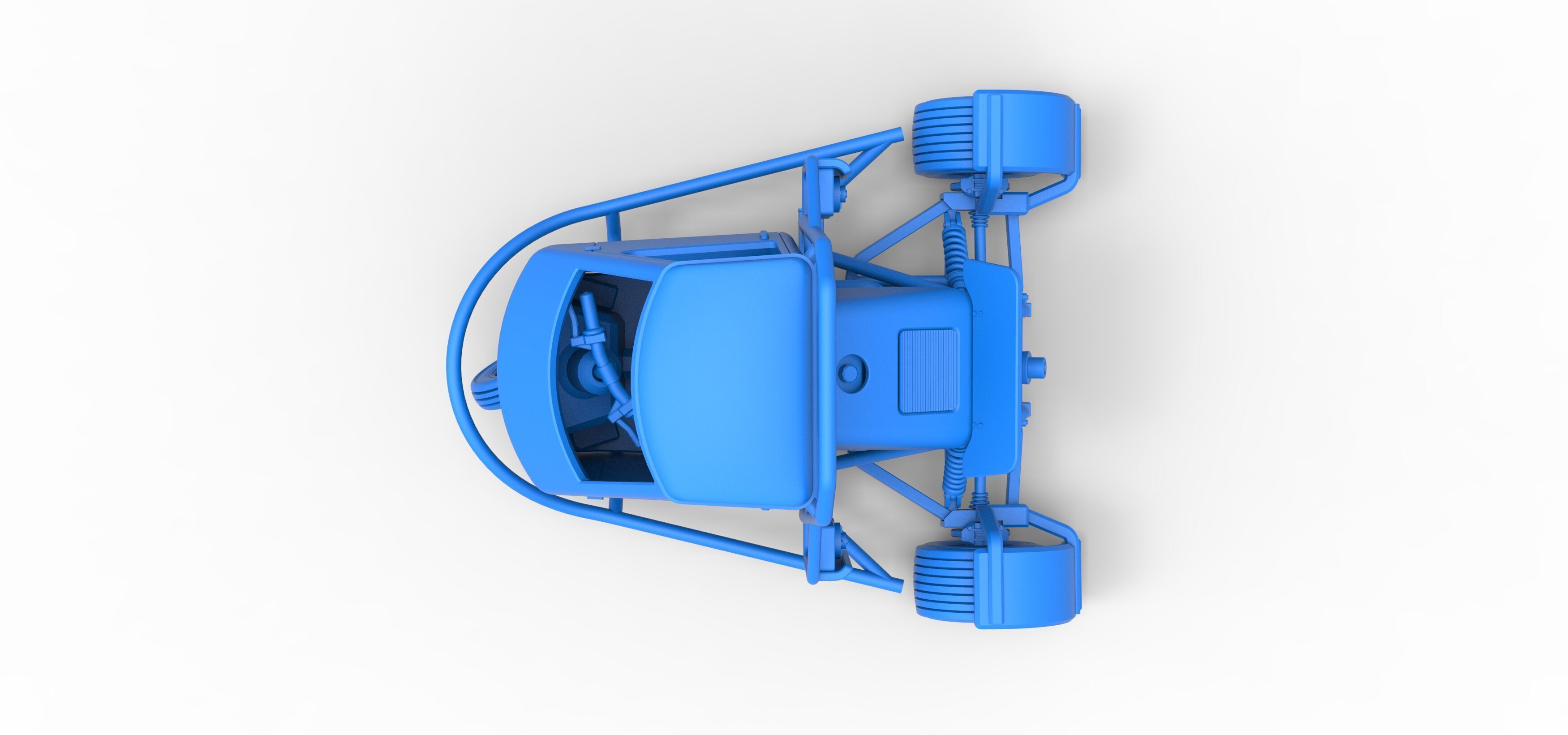 Ape car proto for dirt while turning Scale 1 to 25 3D print model_28