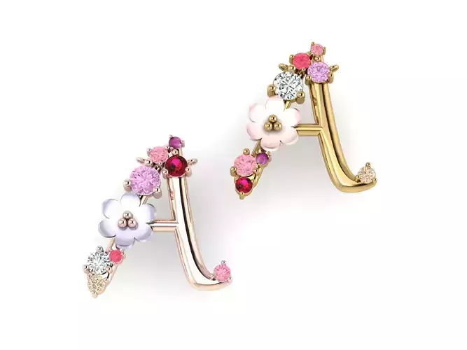 Letter A pendant or necklace