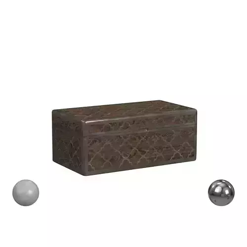 Casella Distressed Trunk Style Coffee Table 3D model