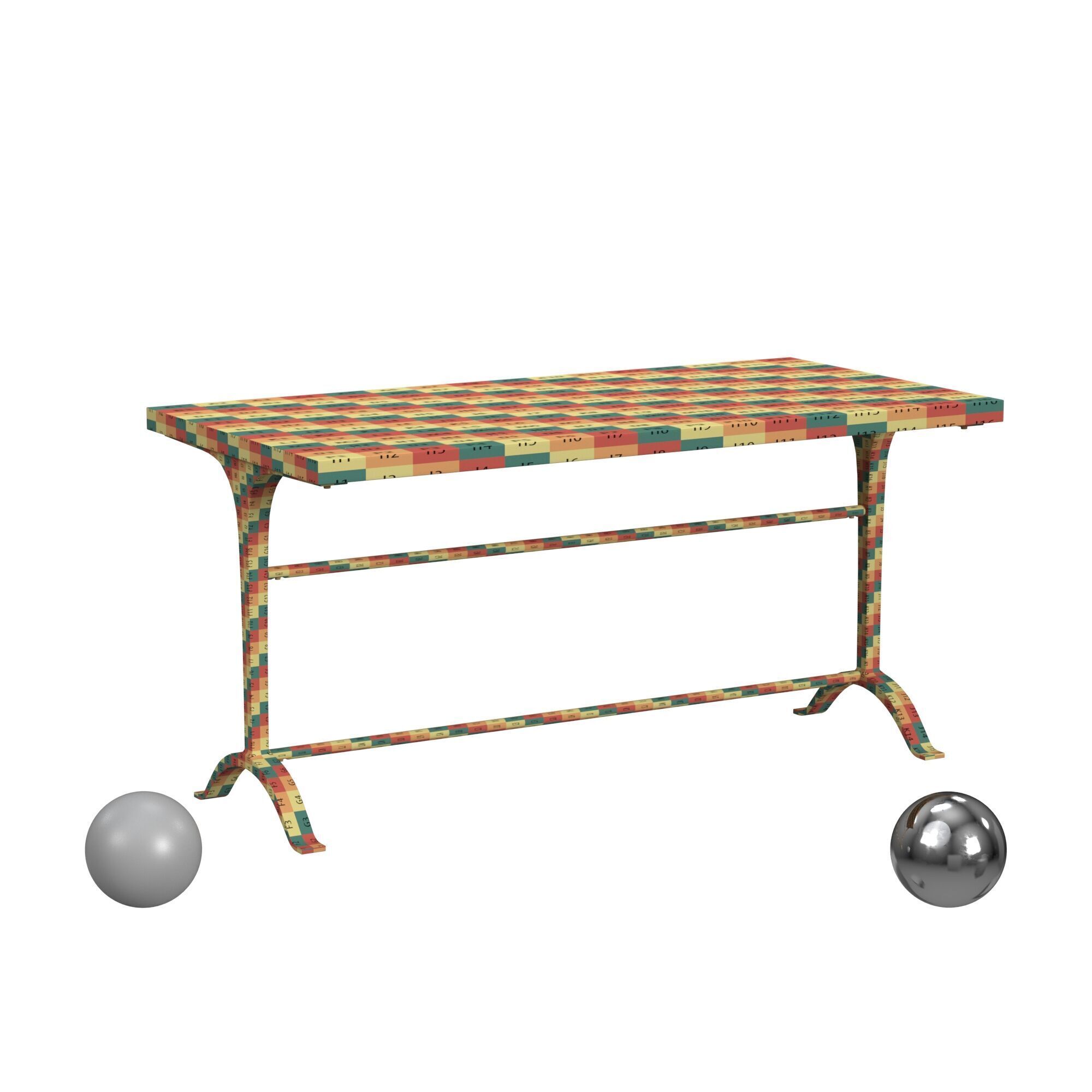 Chamberlain Writing Desk  Birch Lane 3D model_2