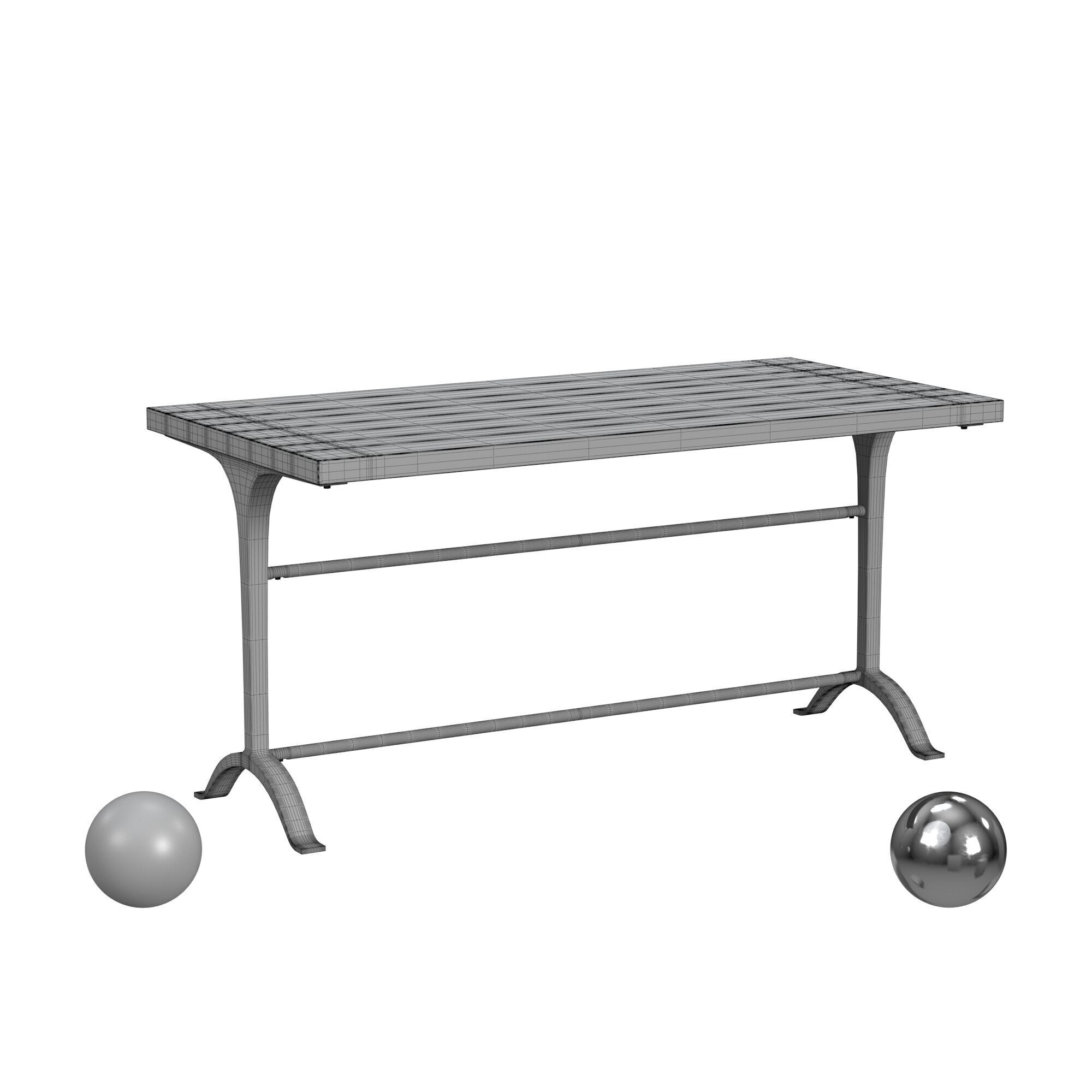 Chamberlain Writing Desk  Birch Lane 3D model_3