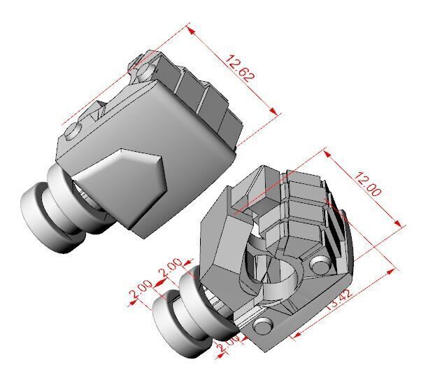 Transformers Thundertron Dragon Crescent Blade 3D print model_2