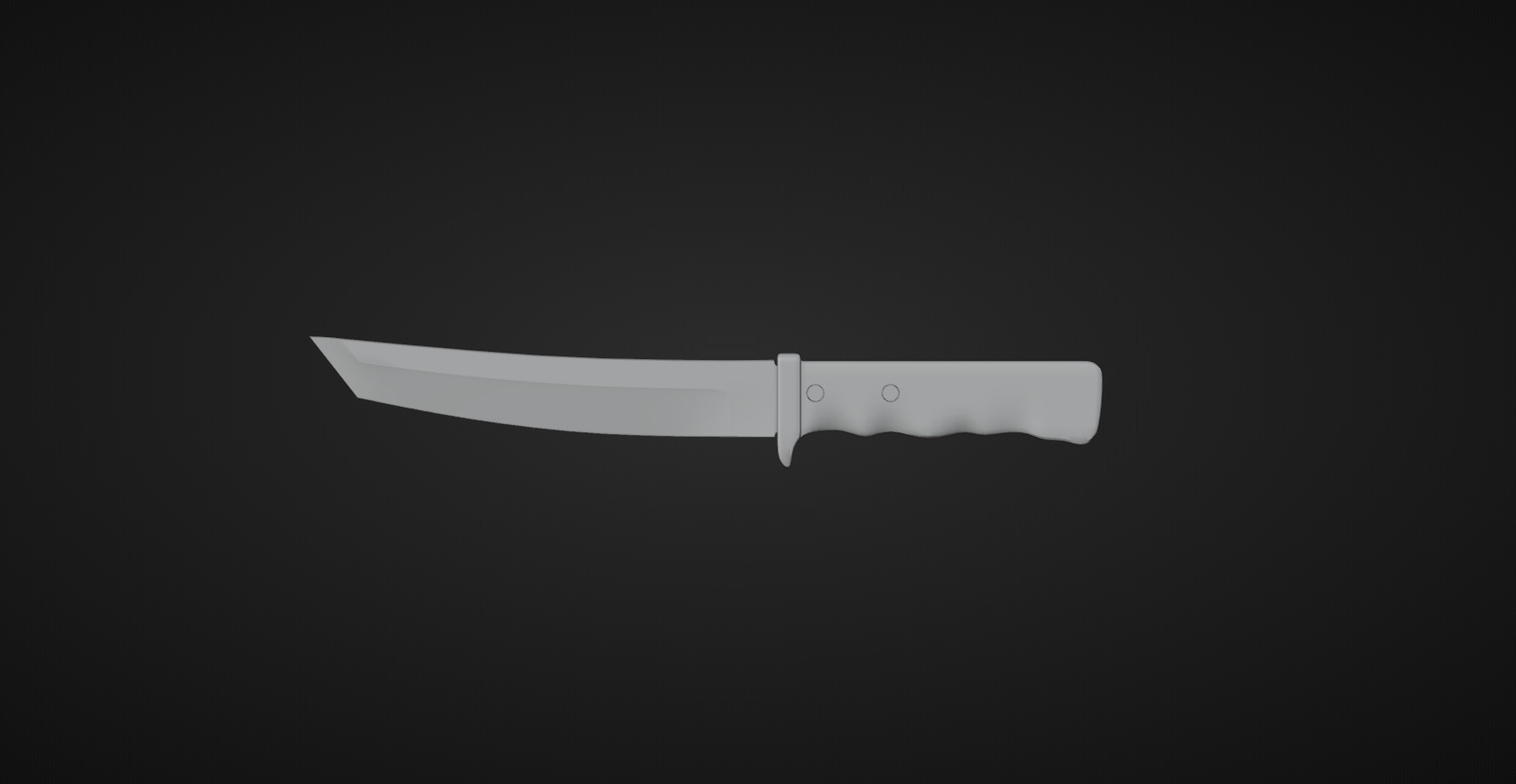 Tanto Knife 3D print 3D print model_1