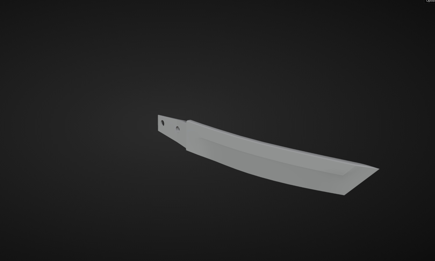 Tanto Knife 3D print 3D print model_5