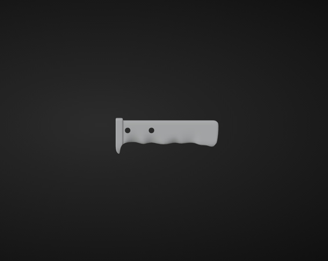 Tanto Knife 3D print 3D print model_3