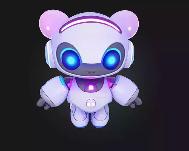 Glowy Bot  The Radiant Little Robot