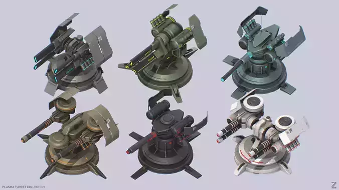 Plasma turret collection 