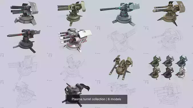 Plasma turret collection